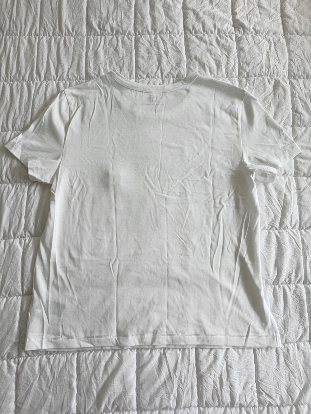 {GAP} White Crew Neck Cotton Short Sleeve Tee Shirts-2 | S - Picture 5 of 5